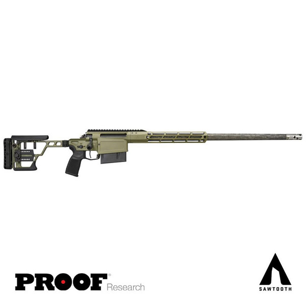 Sig Sauer CROSS-Magnum Sawtooth Rifle, Moss Green: 7 PRC, 24" Barrel, Model CROSS-MAG-7PRC-24B-SAW