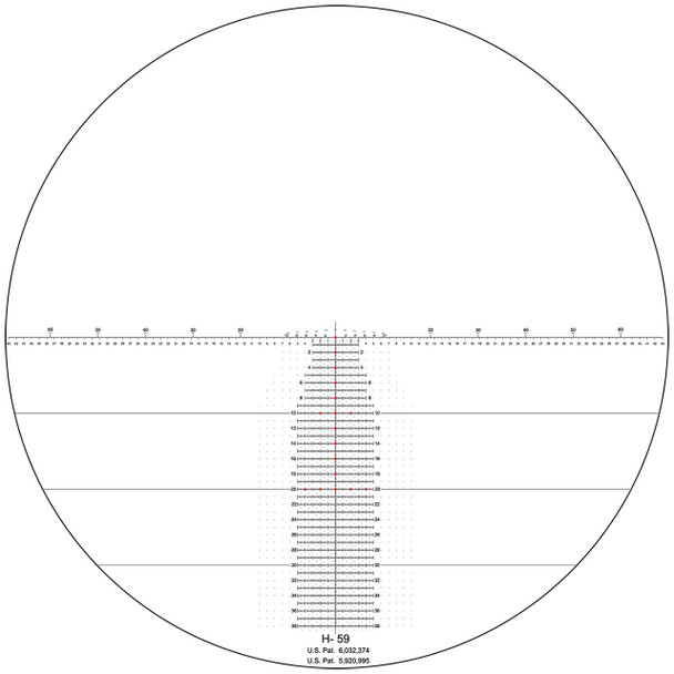 Nightforce Optics ATACR 7-35x56 F1 Riflescope, Black: 34mm Tube, H59 Reticle, Model C604