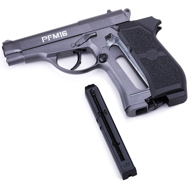 Crosman CO2 Powered Blowback Full-Auto BB Pistol: 4.5mm, 400 fps, Model PFM16