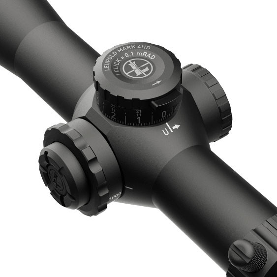 Leupold Mark 4HD 4.5-18x52 FFP Riflescope: 34mm Tube, Illuminated PR1-MIL Reticle, M5C3, Side Focus, Model 183624