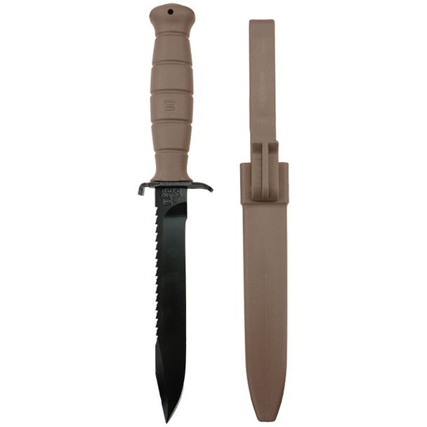 GLOCK FM 81 Fixed Blade Field Knife w/ Saw, Flat Dark Earth