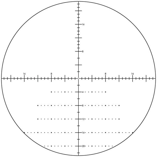Vortex Optics Viper HS LR 6-24x50 FFP Riflescope: 30mm Tube, XLR (MOA) Reticle, DEMO VHS-4315-LR, Grade A