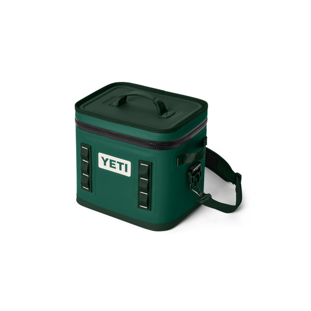 YETI Hopper Flip 12 Soft Cooler: Black Forest Green