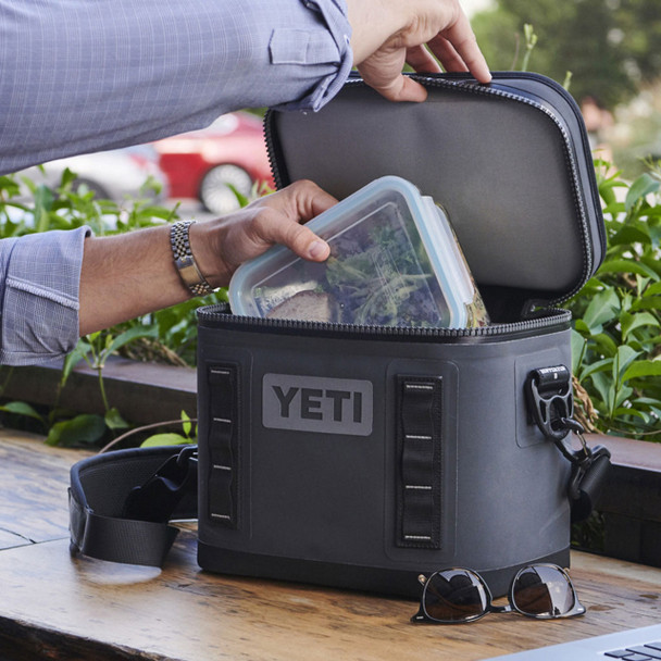 YETI Hopper Flip 12 Soft Cooler: Black Forest Green