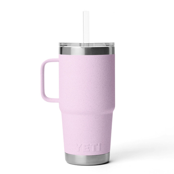 YETI Rambler Straw Mug w/ Straw Lid, 739 mL / 25 oz: Cherry Blossom