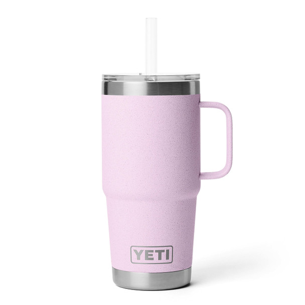 YETI Rambler Straw Mug w/ Straw Lid, 739 mL / 25 oz: Cherry Blossom