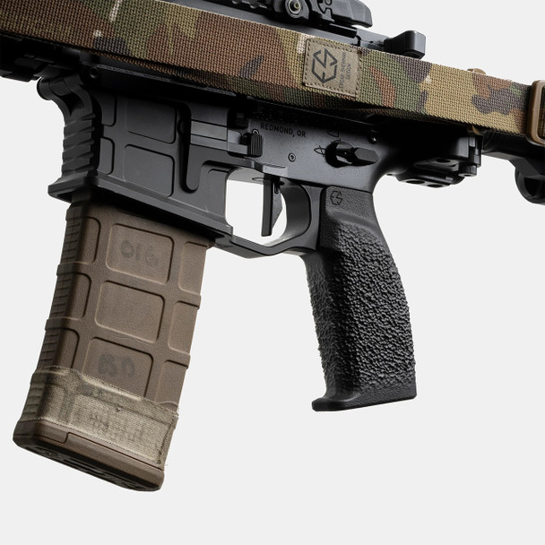 Edgar Sherman Design Granite AR Grip, Black: Coarse Texture