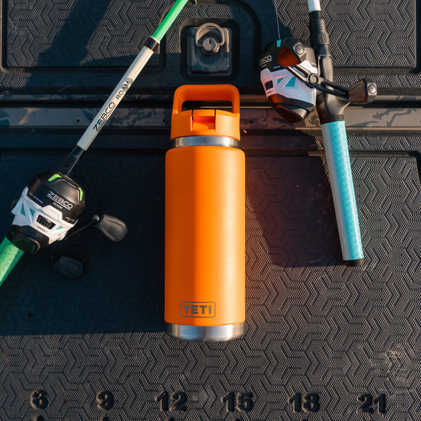 YETI Rambler Water Bottle w/ Colour-Matched Straw Cap, 769 mL / 26 oz: Wetlands Camo