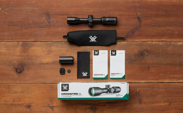 Vortex Optics Crossfire HD 2-7x32 SFP Riflescope: 1" Tube, Illuminated Dead-Hold 2A BDC (MOA) Reticle | CFR-2701I