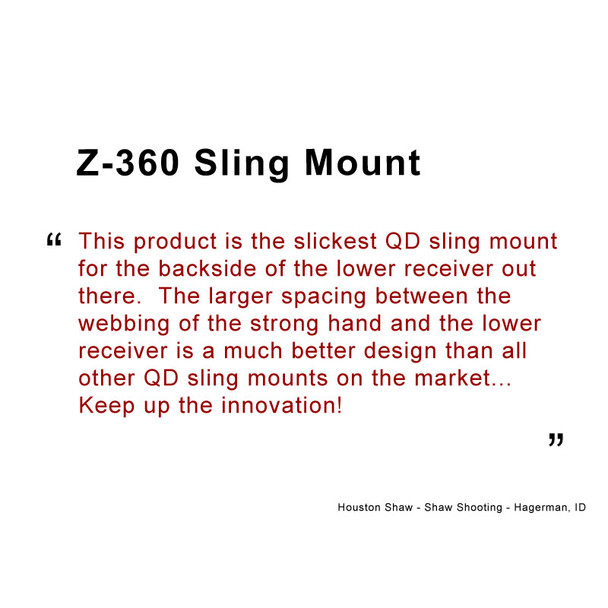Tactical Link Z-360 QD Gen2 AR Sling Mount: Foliage Green