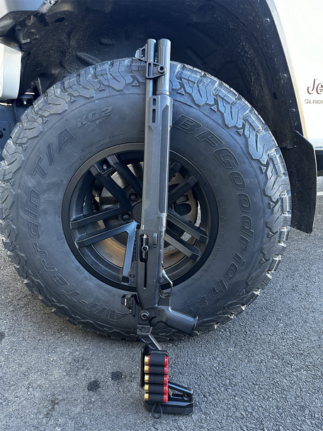 Chisel Machining Beretta 1301 / A400 Folding Stock: 5-Round Quiver, Mounting Plate