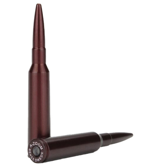 A-ZOOM Rifle Snap Caps: 6.5x55 Swedish, 2-Pk