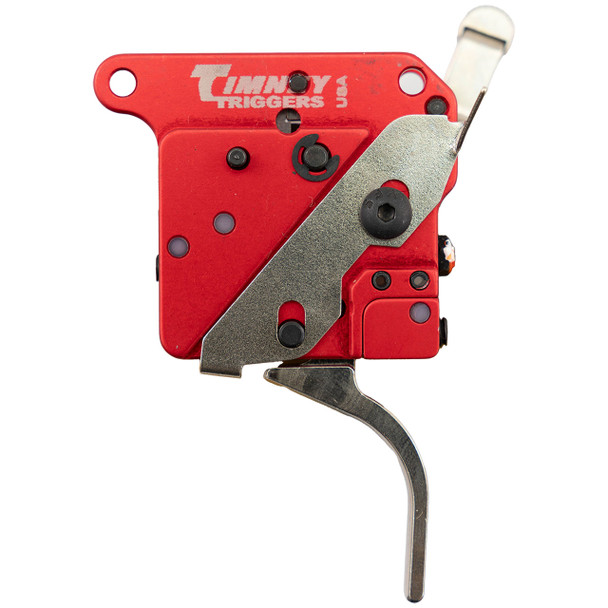 Timney Triggers Remington 700 Two-Stage Trigger: RH, Nickel Plated, Straight, 1 lb / 1.5 lbs, Model 533-ST-16
