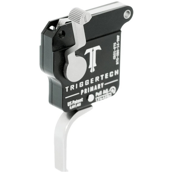 TriggerTech Remington 700 Primary Single-Stage Trigger w/o Bolt Release, RH: Stainless Flat Lever