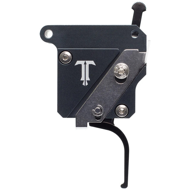 TriggerTech Remington 700 Special Two-Stage Trigger w/ Bolt Release, RH: PVD Black Flat Lever