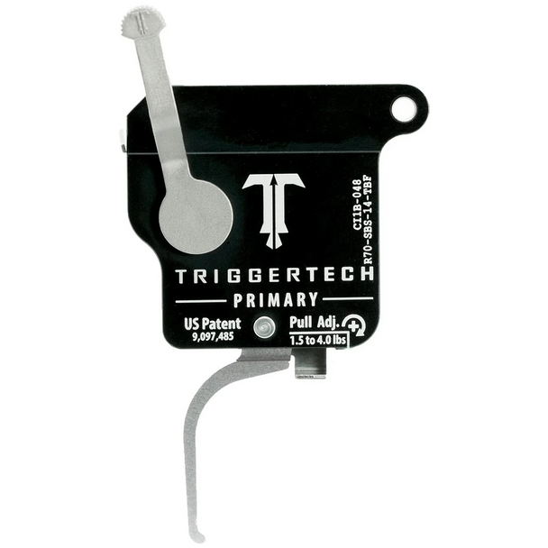 TriggerTech Rem 700 Primary Trigger: Single Stage Trigger w/ Bolt Release, RH, Stainless, Flat Lever