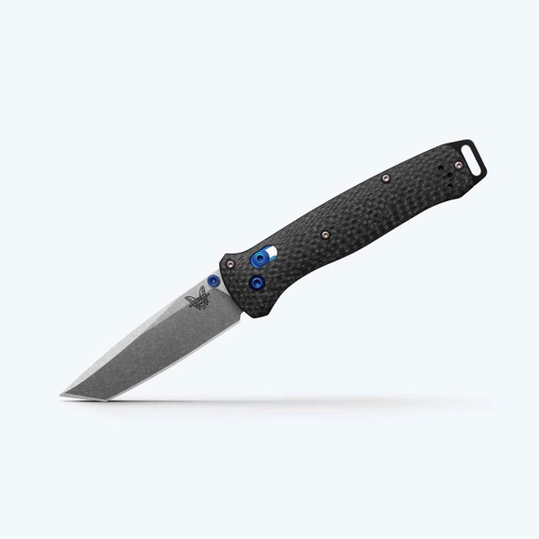 Benchmade 537-09 Bailout Knife: Carbon Fiber Handle, M390 Stainless Steel (58-61HRC) Tanto Blade