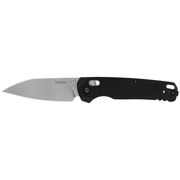 Kershaw Bel Air XL Knife: Black G10 Handle, CPM MagnaCut Reverse Tanto Blade, Model 6110