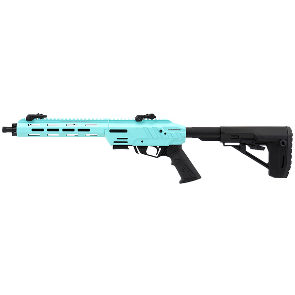 Adler Arms RF-224 TAC Rifle, Blue: 22 LR, 11.7" Barrel, Model RF224TACBLU