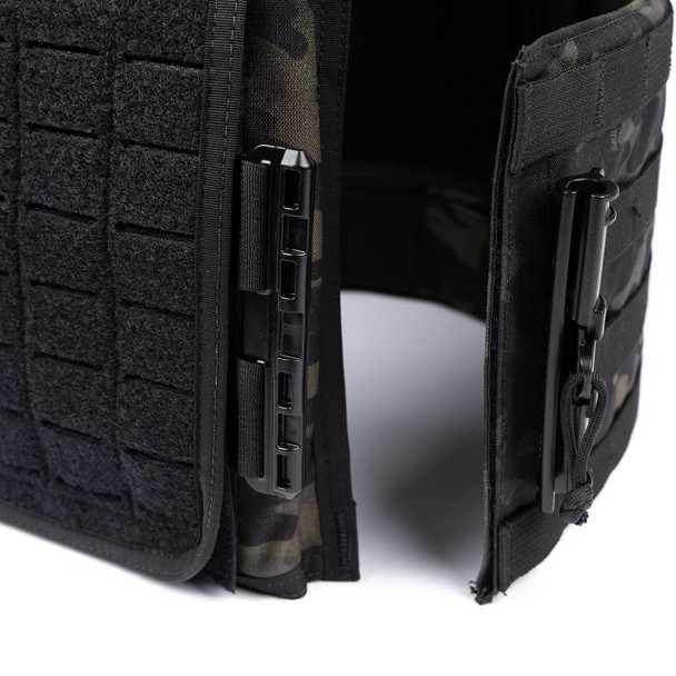 Premier Body Armor Core Mission Plate Carrier w/ Level IIIA Cummerbund Armor, MultiCam Black