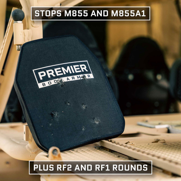 Premier Body Armor Fortis III+ GT/RF2 Multi-Curve Ballistic Plate