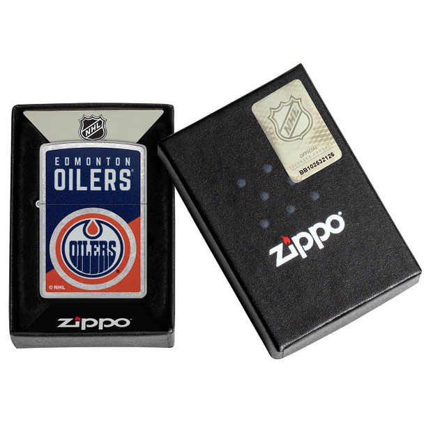 Zippo Windproof Lighter: 207 NHL Edmonton Oilers