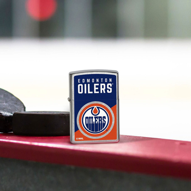 Zippo Windproof Lighter: 207 NHL Edmonton Oilers