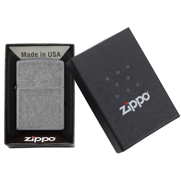 Zippo Windproof Lighter: Antique Sp Flat Bottom