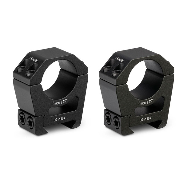 Vortex Optics Sport Riflescope Rings: 1" Tube, 1.10" (High) | SPT1-H