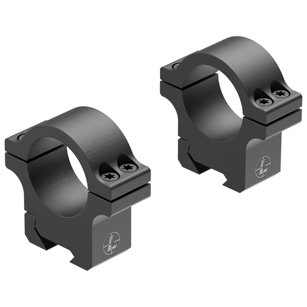 Leupold Open Range Rimfire Rings: 11mm & 3/8", 1", High, Matte Black