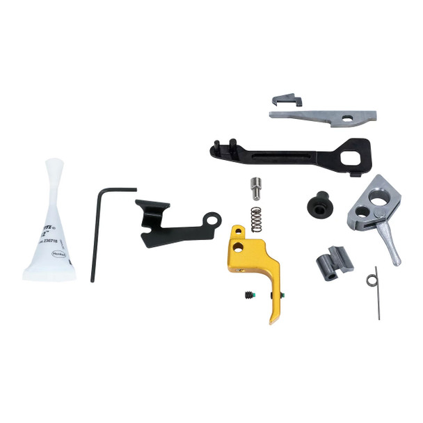 Volquartsen Pistol Competition Kit for Ruger MKIII, Gold Flat Trigger
