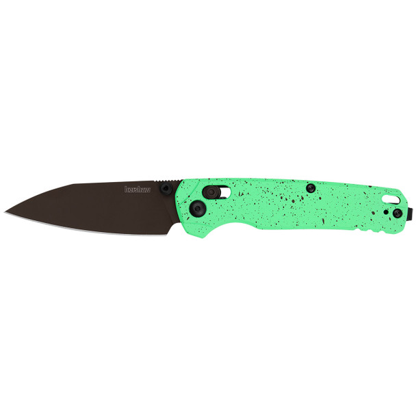Kershaw Bel Air - Mint Chocolate Chip Knife: Mint & Brown Handle, CPM MagnaCut Reverse Tanto Blade, Model 6105MINT