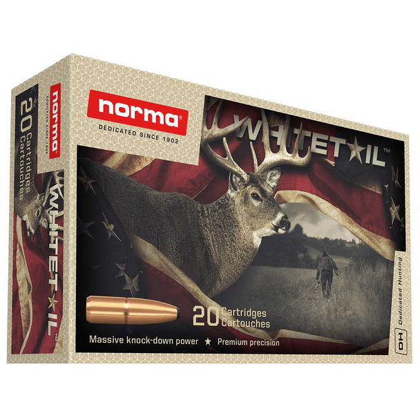Norma Whitetail Ammunition: 6.5 Jap, 156 gr, SP, 2070 fps, Model 20166672