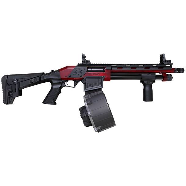 Canuck Recon 3 Shotgun, Distressed Red: 12 Gauge-3", 12" Barrel, Model CREC3DR1212