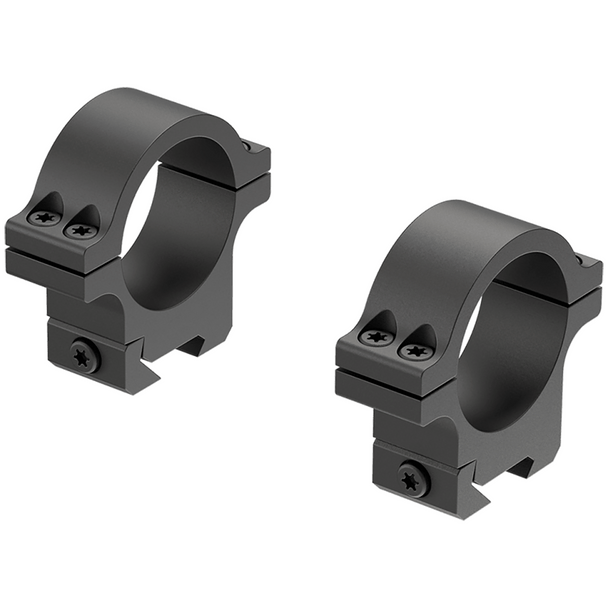 Leupold Open Range Rimfire Rings: 11mm & 3/8", 30mm, High, Matte Black