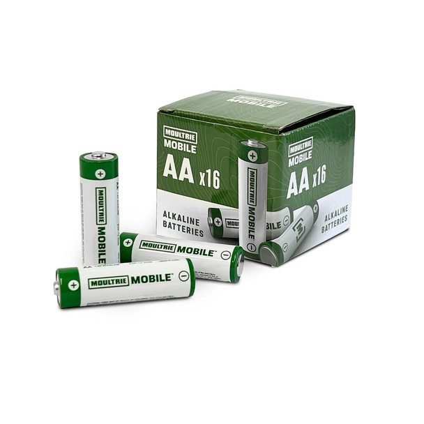 Moultrie Mobile Alkaline AA Batteries: 16 pk