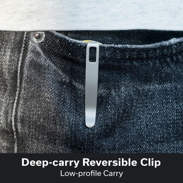 CIVIVI Noctis Knife: 2.98", Plain Edge, Satin Finished Blade Yellow G10 Handle, Model C24020C-2