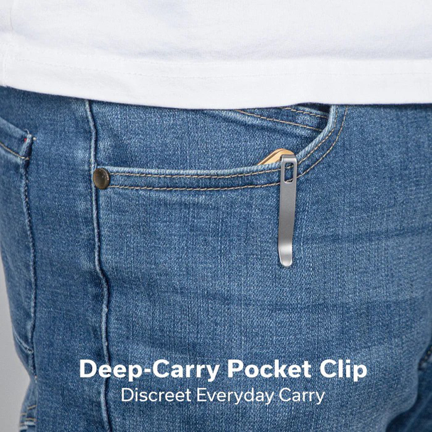 CIVIVI Pragma Prime Knife: 3.49", Wharncliffe, Satin Finished Blade, Champagne Aluminum Handle, Model C24067-3