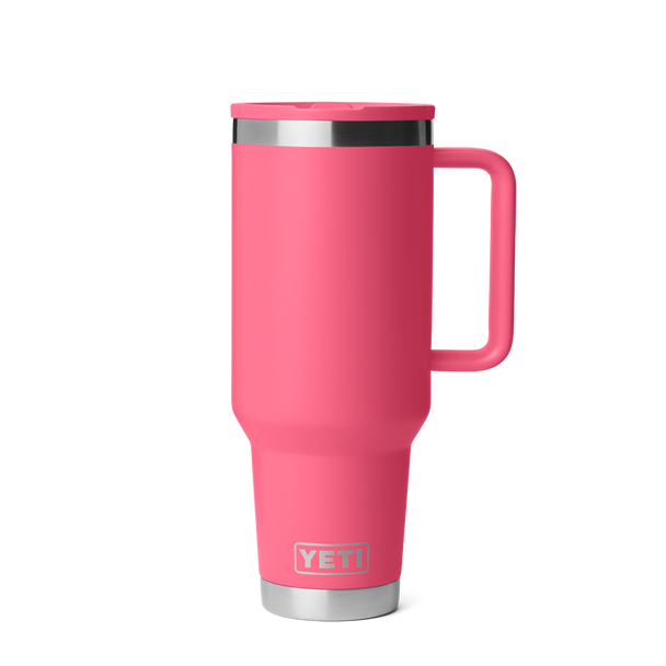 YETI Rambler Travel Straw Mug w/ Colour-Matched Straw Lid, 1.18 L / 40 oz: Tropical Pink