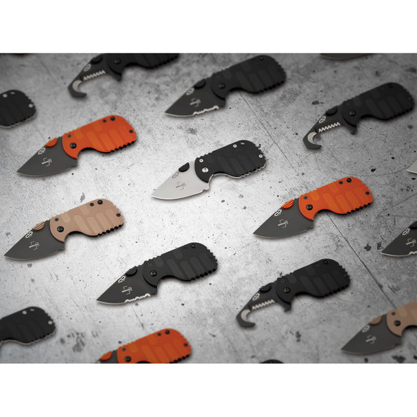 BokerSubcom 2.0 Coyote Knife: 2.28", D2 Blade, Coyote Zytel Handle, Model 01BO529