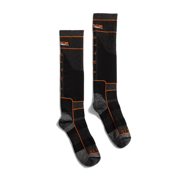 SITKA Gear Heavy Weight OTC Sock, Sitka Black, 600854-BK