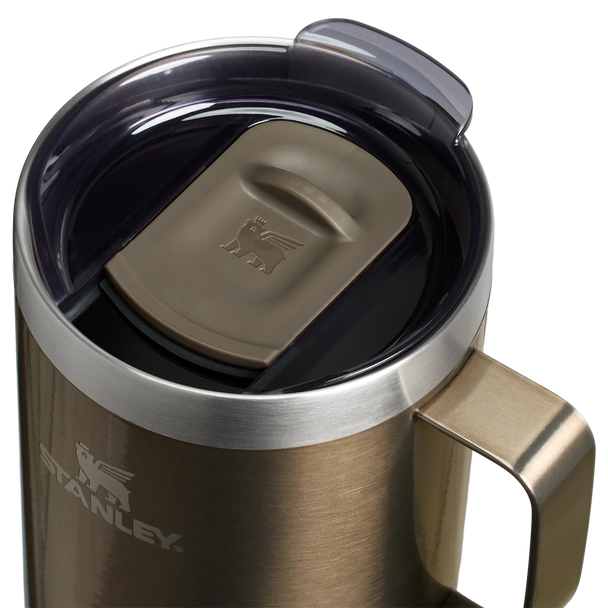 Stanley The Everyday Camp Mug: 24 oz / 709 mL, Gunmetal Shine