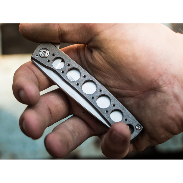 Boker FR Mini Knife: 2.91", VG-10, Plain Edge Blade, Titanium Handle, Model 01BO748