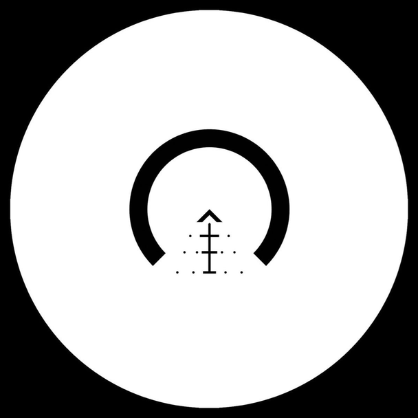 Primary Arms Silver Series SLx8 1-8x24mm FFP Riflescope: 30mm Tube, Illuminated ACSS Raptor M2 5.56 Reticle, Model 610098