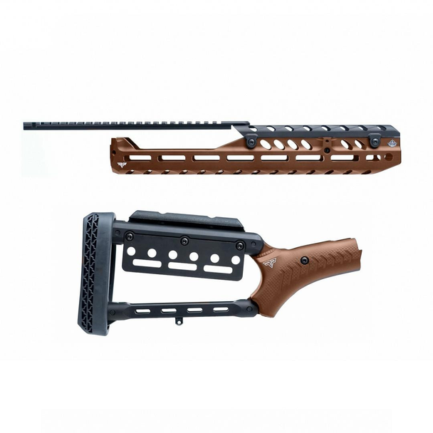 Ranger Point Precision S&W PewView Rifle Caliber Stock Set: Root Beer