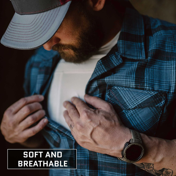 Premier Body Armor Everyday Armor T-Shirt 360 Core, Black Crew Neck