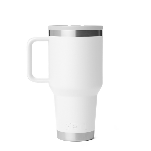 YETI Rambler Travel Straw Mug w/ Colour-Matched Straw Lid, 887 mL / 30 oz: White
