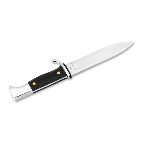 Boker German Scout Knife: 5.5", 440A, Stainless Blade, Black POM Handle, Model 02HY004