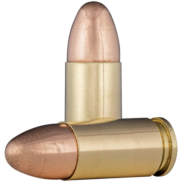 Federal Military Grade Ammunition: 9mm, 124 gr, FMJ, 1260 fps, Model C9N882
