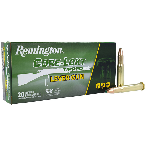 Remington Core-Lokt Tipped Lever Gun Ammunition: 32 Win Special, 170 Grain, Core-Lokt Tipped, 2250 fps, Model R21435
